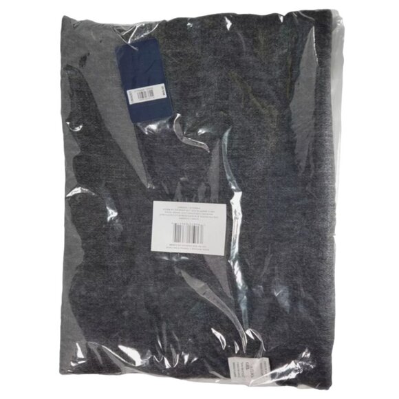 Lucky Brand Brushed Scarf with Fringe Dark Gray Grey 86" x 14" - Picture 3 of 3